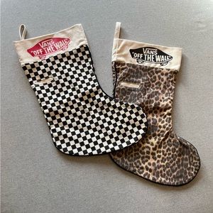 VAN’S’ CHRISTMAS STOCKINGS - 2 stockings
